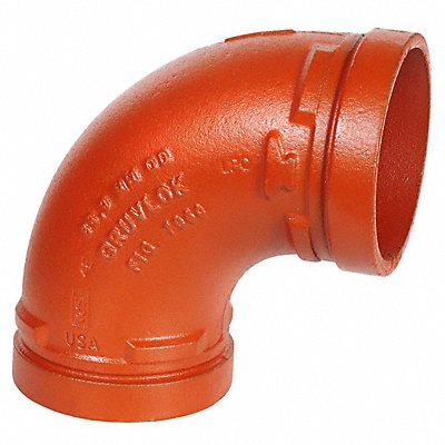 GRUVLOK 390014199 90 Elbow Ductile Iron 1 1/4 in Orange