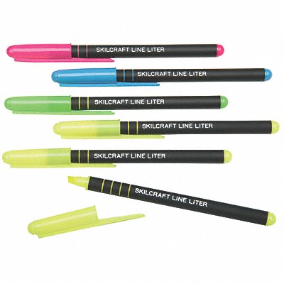 ABILITY ONE 7520010000000 Highlighters PK6