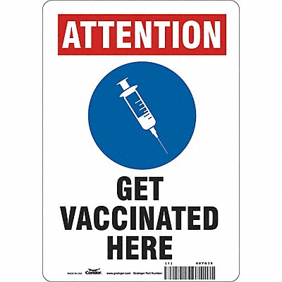 CONDOR 60YG39 Covid 19 Vaccine Sign