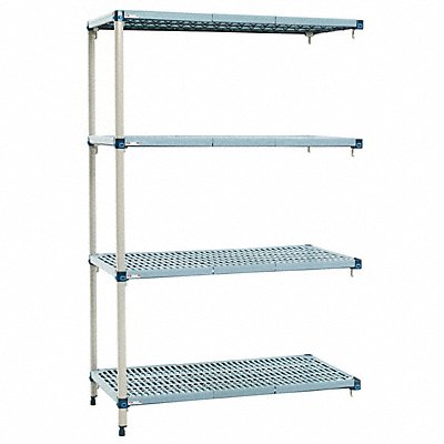 METRO AQ356G3 Shelf Plastic Industrial Shelving (4)