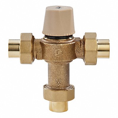 WATTS 12LFMMVUS Mixing Valve Brass 0.5 to 23 gpm 150 psi