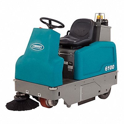 TENNANT MV61000005 Ride On Sweeper Plastic 3 cu ft.
