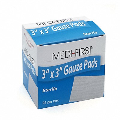 MEDIQUE 61273 Gauze Pad White 3 L 3 W PK25