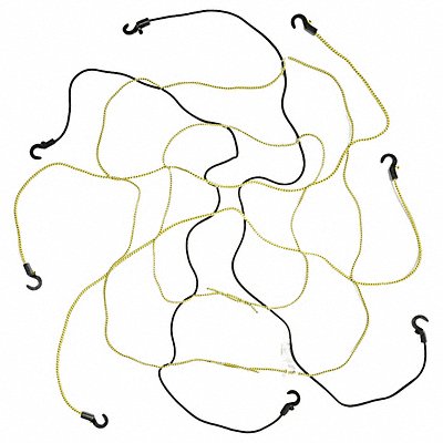 KEEPER 6141 Cargo Net Rubber Black Yellow