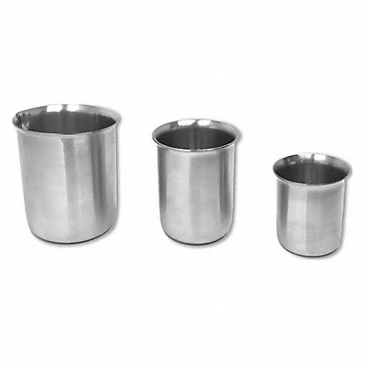 SCIENTIFIC LABWARES 785106 Griffin Beakers Stainless Steel 125mL