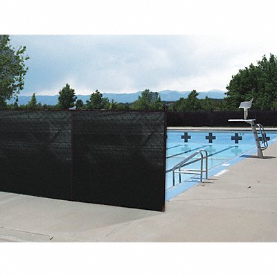 JAYDEE BOEN PN30056 Priv Netting Blk Reinf Grmt 6ftX50 ft