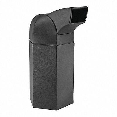 COMMERCIAL ZONE PRODUCTS 73780199 Drive-Thru Waste Container 50 gal Blk