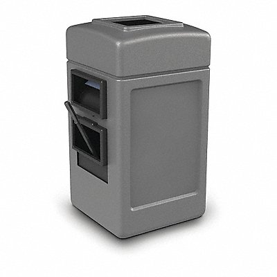 COMMERCIAL ZONE PRODUCTS 755103 Harbor 1 Waste/WSC Grey