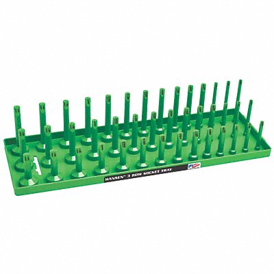 HANSEN 12033 Socket Tray Green Plastic