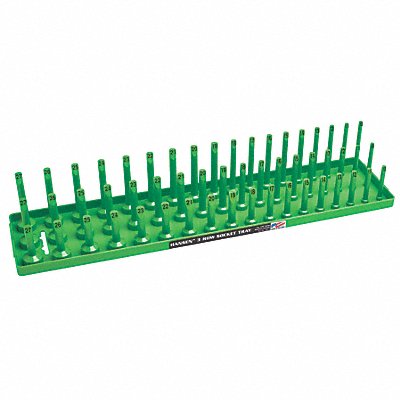 HANSEN 12043 Socket Tray Green Plastic