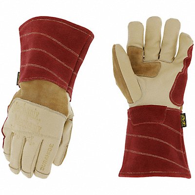 MECHANIX WEAR WSFLX011 Welding Gloves Tan/Red 11 PR