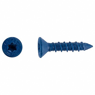 TAPCON 3183407V2 Concrete Anchor Screw Flat 1/4 in PK100