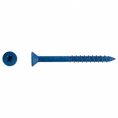 TAPCON 3189407V2 Concrete Anchor Screw Flat 1/4 in PK100