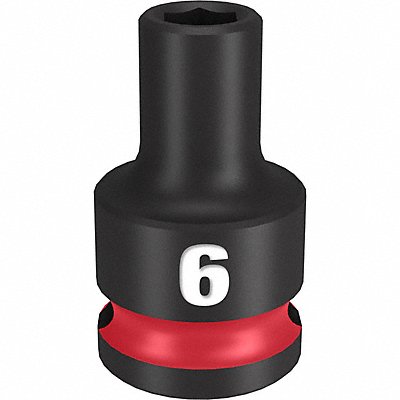 MILWAUKEE 49666130 Standard Impact Socket Steel 6 mm
