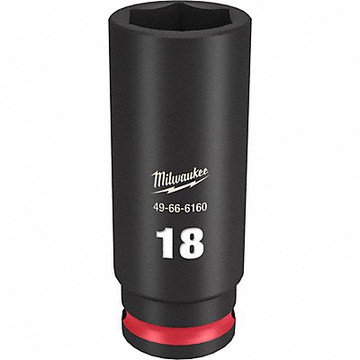 MILWAUKEE 49666160 Deep Impact Socket Steel 18 mm