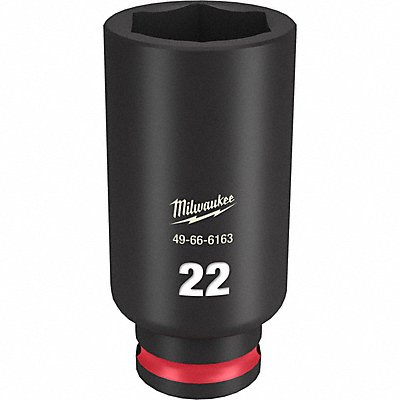 MILWAUKEE 49666163 Deep Impact Socket Steel 22 mm