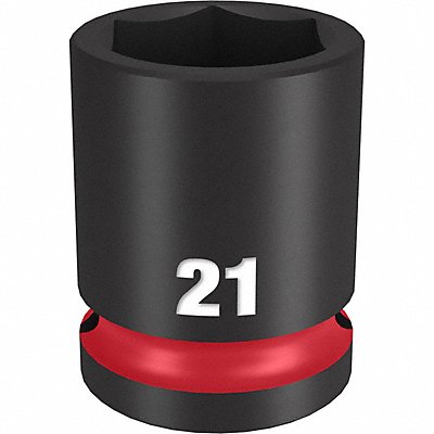 MILWAUKEE 49666253 Standard Impact Socket Steel 21 mm