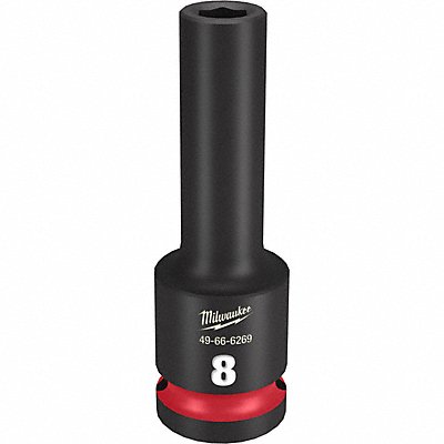 MILWAUKEE 49666269 Deep Impact Socket Steel 8 mm