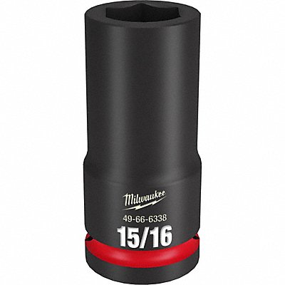 MILWAUKEE 49666338 Deep Impact Socket Steel 15/16