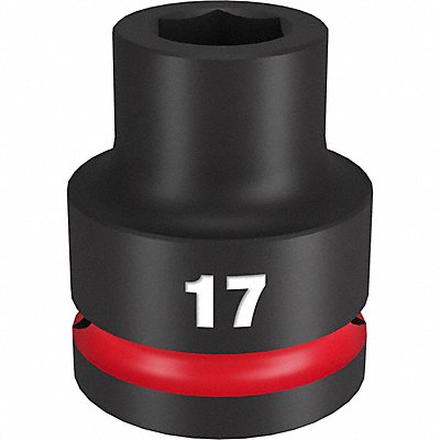 MILWAUKEE 49666356 Standard Impact Socket Steel 17 mm