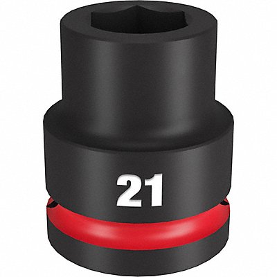 MILWAUKEE 49666359 Standard Impact Socket Steel 21 mm