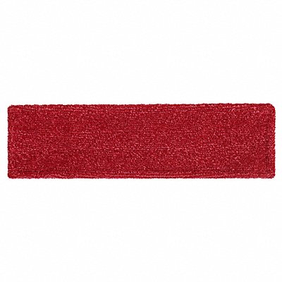 RUBBERMAID COMMERCIAL PRODUCTS 2132423 Flat Mop Pad Red Microfiber