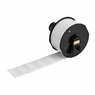 BRADY A6216499 Precut Label Roll White Matte 1 H 1/2 W