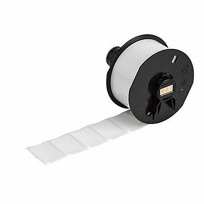 BRADY A6215427 Precut Label Roll White Vinyl 3/4 H 1 W