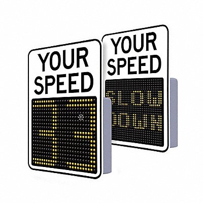 EVOLUTION 140164 Radar Feedback Sign 23x29 in Aluminum