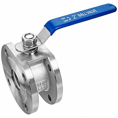 USA INDUSTRIALS ZUSAValve173 Manual 2-Way Ball Valve Flange 316 SS