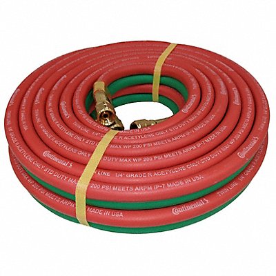 CONTINENTAL TWR04012BB Twin Line Welding Hose 1/4 12 ft.