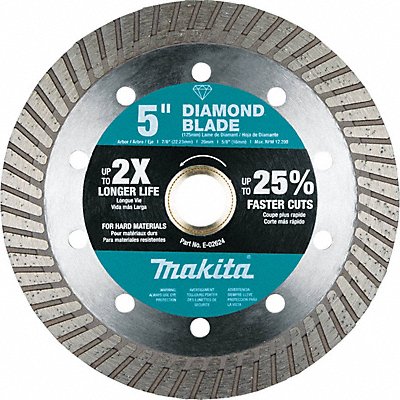 MAKITA E02624 Diamond Blade 5 dia 12200 RPM Max Speed