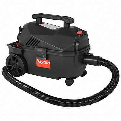 DAYTON 61HV80 Contractor Wet/Dry Vacuum 2.5 gal 70 cfm