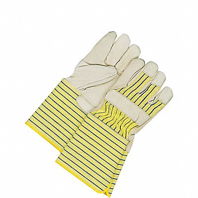 BDG 4011511W5 Leather Gloves Cowhide Palm Elastic