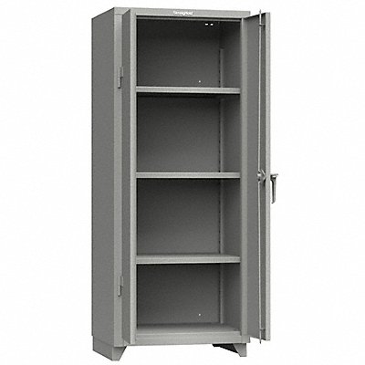 STRONG HOLD 266243L Storage Cabinet 75 x30 x24 DstGry 3Shlv