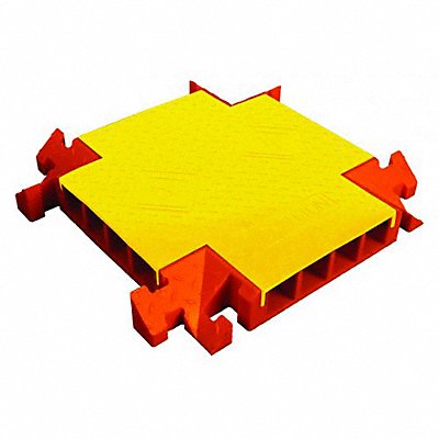 LINEBACKER CPCR4X300YO Cable Protector 4 Channel 3-3/16 ft L