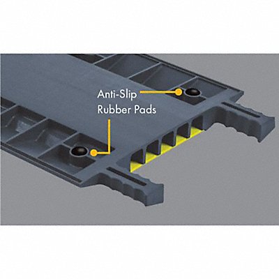 FASTLANE CPRPKIT18 Anti-Slip Rubber Pad 1/4ft L 4-1/2 W Blk