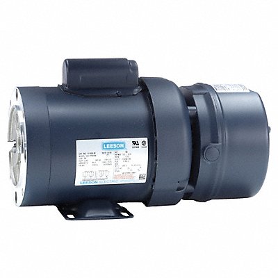 LEESON 11195000 Brake Motor Single Phase 1/2 hp 1725 RPM