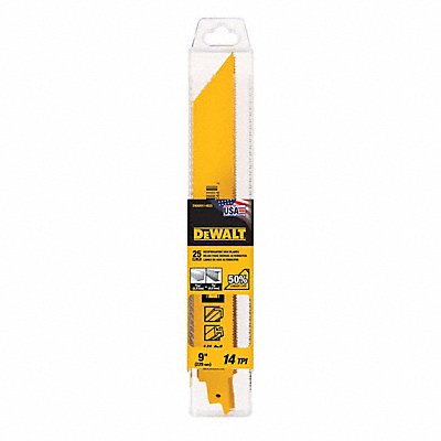 DEWALT DWAR9114B25 Reciprocating Saw Blades 0.04 PK25