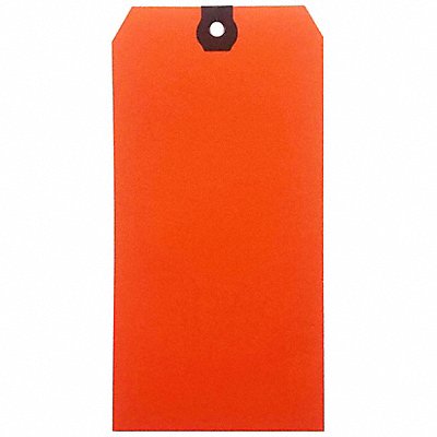 GRAINGER 61KT38 Blank Shipping Tag Paper Orange PK1000
