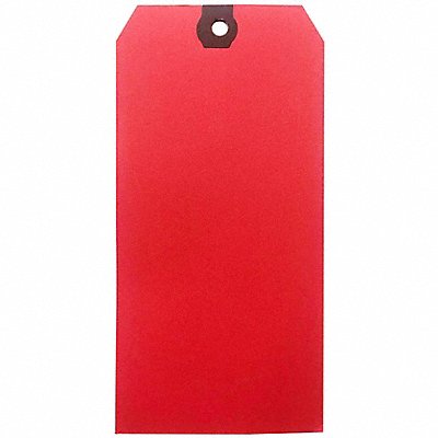 GRAINGER 61KT80 Blank Shipping Tag Paper Red PK500