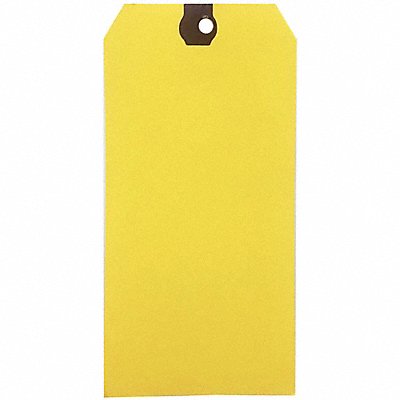 GRAINGER 61KT55 Blank Shipping Tag Paper Yellow PK1000