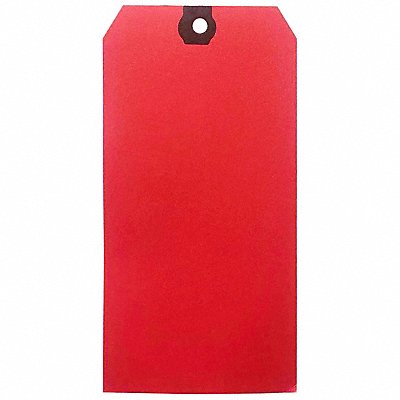 GRAINGER 61KU16 Blank Shipping Tag Paper Red PK1000