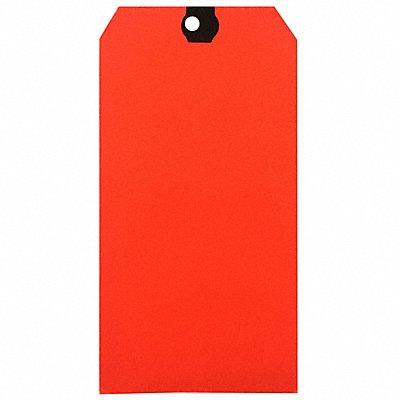GRAINGER 61KU83 Blank Shipping Tag Paper Orange PK1000