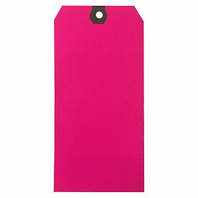 GRAINGER 61KU76 Blank Shipping Tag Paper Pink PK1000