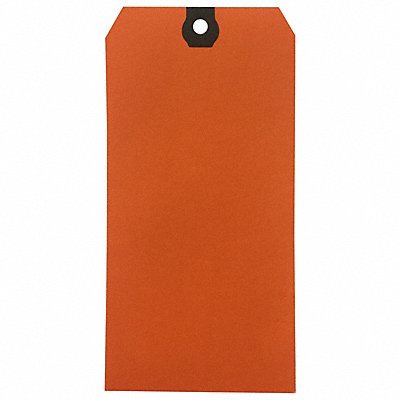 GRAINGER 61KU79 Blank Shipping Tag Paper Orange PK1000