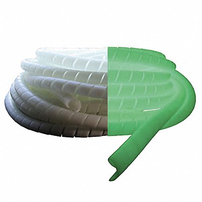 CAPLUGS N75SSG NightGlow Spiral Wrap Off White 1-1/2 W
