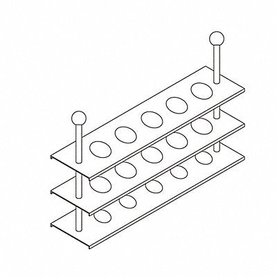 BEING SCIENTIFIC P19500 Tube Rack