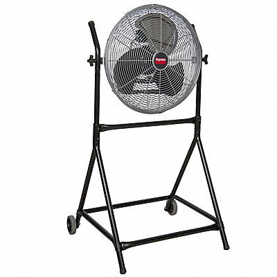 DAYTON 61LD84 Mobile Floor Fan 1500/1300/1100 RPM