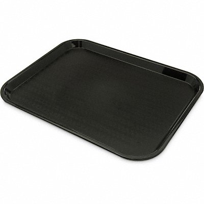 CARLISLE CT141803 Cafeteria Tray 18 in L Black